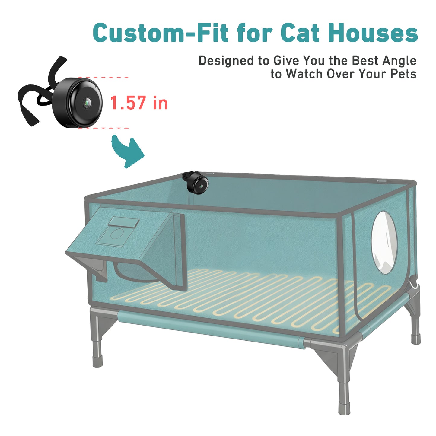 Pet House WiFi Camera | HD Monitoring Day & Night
