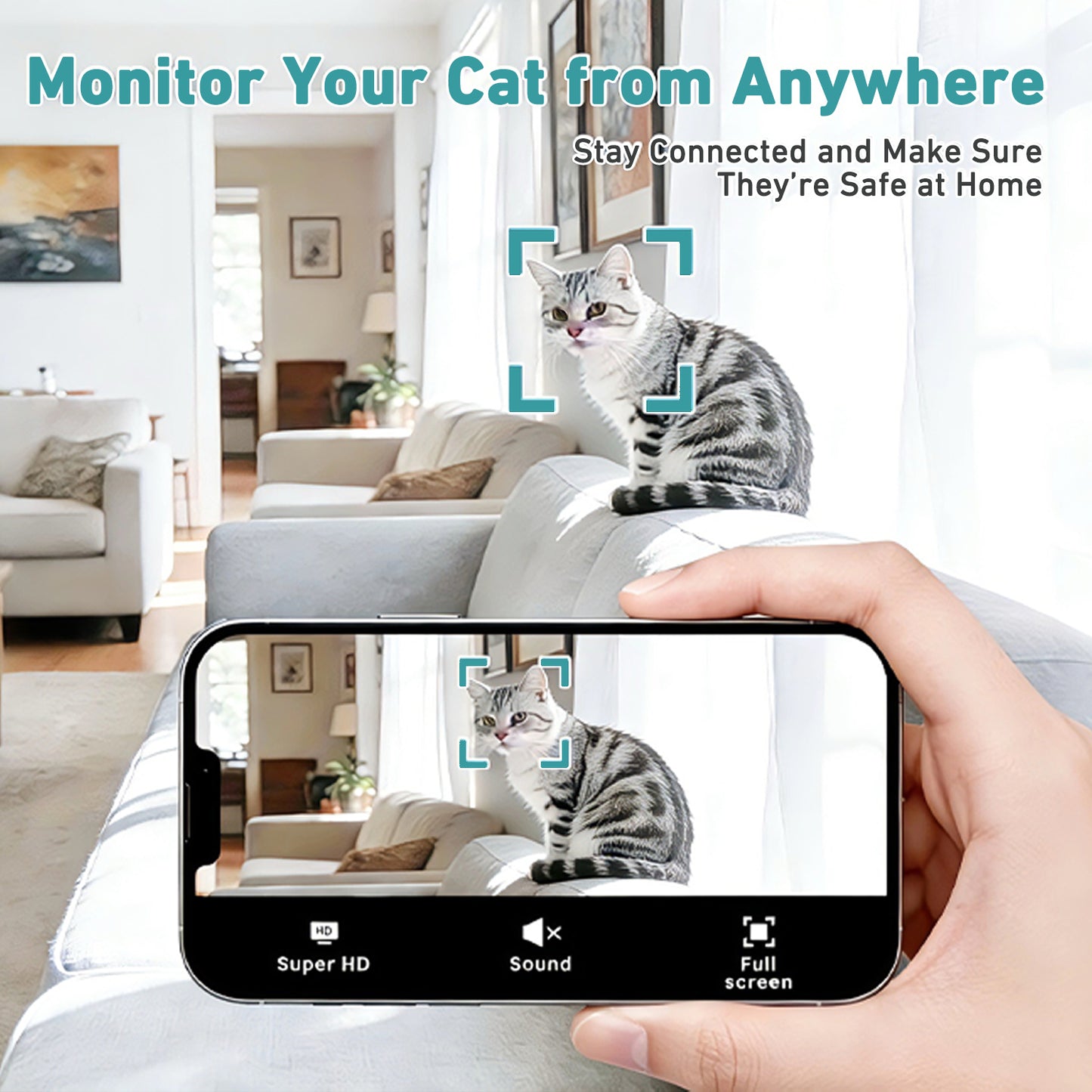 Pet House WiFi Camera | HD Monitoring Day & Night